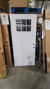 36 x 80 exterior door slab with glass