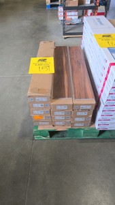 Park End 6 MIL x 6 in. W x 36 in. Waterproof Dark Brown Wood Look Click Lock Vinyl Plank Flooring (306 sq. ft.)