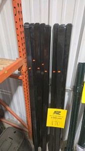 (10) 2 in. x 2 in. x 6 ft. Steel Flat Top Blank Metal Fence Post with Post Cap