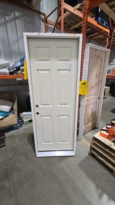 30 x 79 RH in swing exterior door with frame