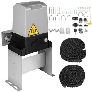 SKYSHALO 3300 lbs. Automatic Sliding Gate Opener Driveway Operator Infrared Sensor