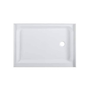 Swiss Madison Voltaire 48 in. x 36 in. Single Threshold Acrylic Right Drain Shower Base in White