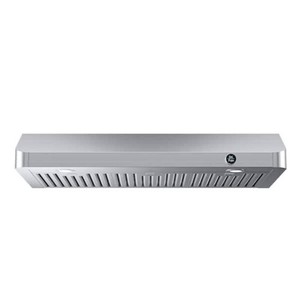 36 in. 900 CFM Ducted Under Cabinet Range Hood in Stainless Steel with LED Lights, LCD Knob Control