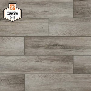 Lifeproof Shadow Wood 6 in. x 24 in. Porcelain Floor and Wall Tile (698 sq. ft.)