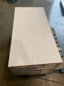 USG Ceilings 2 ft. x 4 ft. Radar Basic White Square Edge Lay-In Ceiling Tile, (40 Panels)