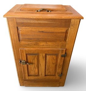 G- Wooden Ice Box Cabinet