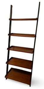 B1- Five Tier Wooden Ladder Bookshelf