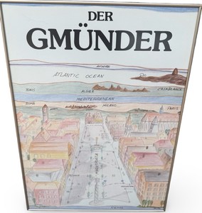 G-Framed Der Gmnder Art Print