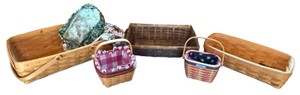 LL- Variety of Baskets Including Longaberger Baskets