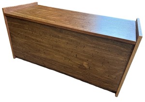 B2-Small Wood Blanket Chest
