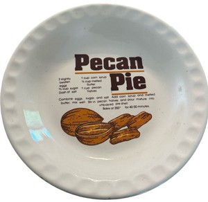 B2-Vintage Pecan Pie Plate