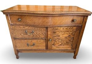 UL- Stunning Oak WashstandCommode Cabinet