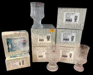 LL- Ultima Thule Footed Red, White & Cordial Drinking Glasses