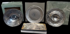 G-Decorative Silverplate Serving Dishes