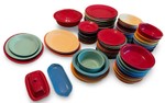 B2- Multi-Colored Vintage Fiesta Dishes
