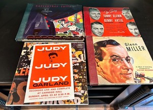 Vintage Judy Garland, Glenn Miller & Victor Records Album Mixed Lot - 4 Albums