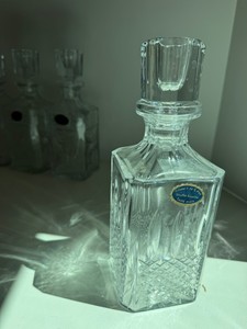 Lead Crystal Decanters With Cut Patterns (Lot of 4)
