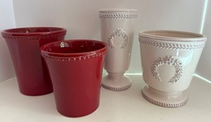 Decorative Planter & Cachepot Group - 5-9 (Lot of 4)