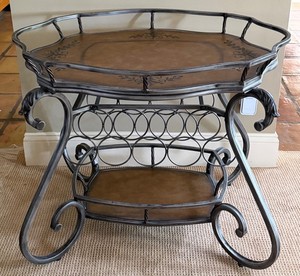 T320-73 Hand-Painted Wine Rack - 26 X 34 X 28 in