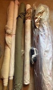 Assorted Upholstery & Sheer Fabrics on Bolts - 60-Inch Wide
