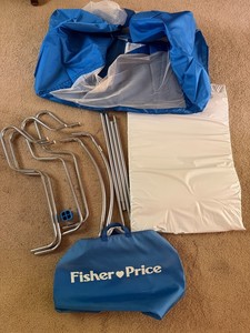 Fisher-Price Travel Tender Portable Crib & Playpen With Carry Bag