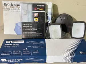 Mixed Lot including Brookstone BBQ Grill Light, Utilitech Pro - 3pc