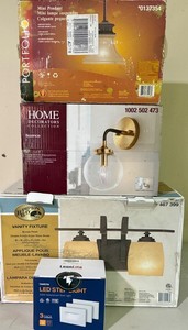 Mixed Lot Hampton Bay, Home Decorators, Portfolio & LeonLite Lighting