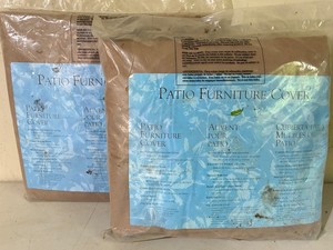 NIB Patio Furniture Covers Set of 2 - Uv-treated Polyester