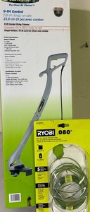 Earthwise ST00009 9-Inch Corded String Trimmer With Ryobi Line