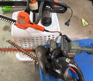 Black & Decker & Remington Yard Tool Mixed Lot - 4 Powered Cutters