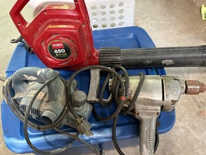 Toro 850 Super Blower & Corded Power Tools Mixed Lot