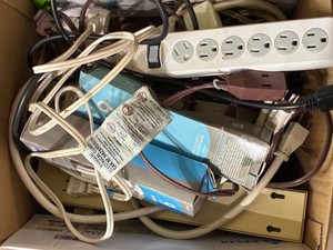 Indoor Extension Cords & Power Strip Mixed Lot