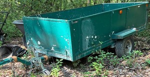 Utility Trailer With Wood Floor, Tires & Tongue Jack