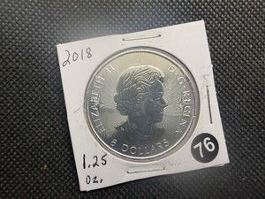 2018 BU Canada Silver $8.00 Buffalo 1 14 Oz. of .9999 Silver