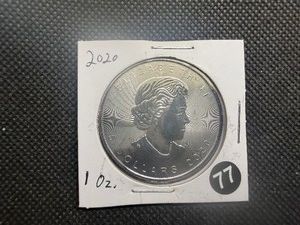 2020 BU Canadian 1 Oz. .9999 Silver Maple Leaf Coin