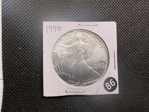 1990 BU Silver American Eagle
