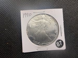 1990 BU Silver American Eagle