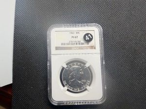 1961 Proof Franklin Silver Half Dollar NGC PF67 - NGC Price Guide is $60.00