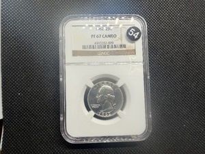 1962 Proof Washington Quarter NGC PF67 Cameo - NGC Price Guide is $33.50
