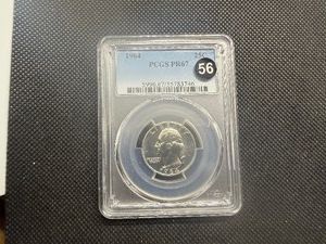 1964 Proof Washington Quarter PCGS PR67 - PCGS Price Guide is $24.00