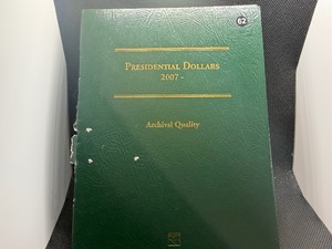Twenty Brilliant Uncirculated Presidential Dollars (2007-2011) in Littleton Album
