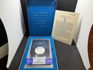 GSA Uncirculated 1882-CC Morgan Dollar NGC MS62 with Original Box and COA