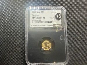 2026 Niue 1 Gram Gold Mermaid NGC Reverse PF70 Coin