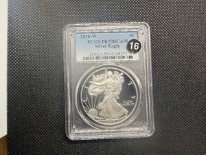 2010-W 1 Oz. Proof Silver American Eagle PCGS PR70DCAM - Perfect Grade
