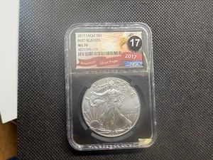 2017 Silver American Eagle NGC MS70 First Releases - Perfect Grade