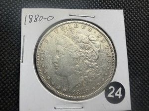 1880-O  Morgan Silver Dollar