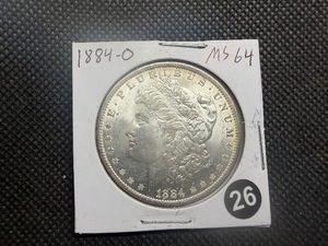1884-O Morgan Silver Dollar Marked MS64 When Purchased - Nice Coin