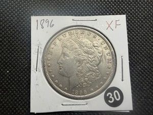 1896 Morgan Silver Dollar Marked XF When Purchased
