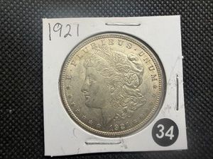 1921  Morgan Silver Dollar