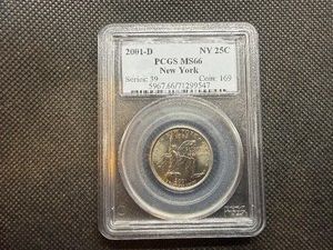 25C 2001 D PCGS MS 66